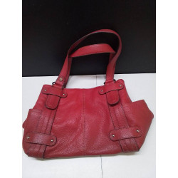 SAC A MAINNCUIR ROUGE 