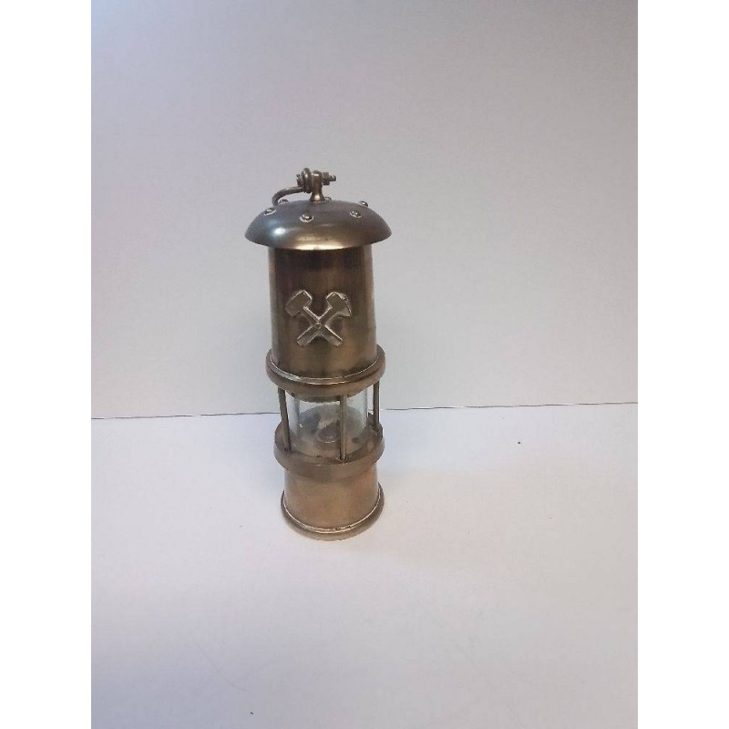 LAMPE DE MINEUR LAITON 