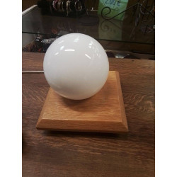 LAMPE A POSER BOULE ET BOIS