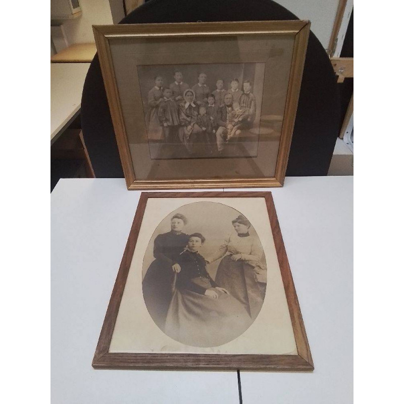 CADRE PHOTO ANCIENNE LA PIECE 