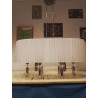 LUSTRE CHROME 6 FEUX GLO.MAN
