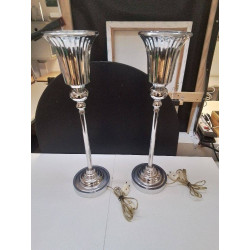 LAMPE CHROMÉ SUR PIED LA PIECE