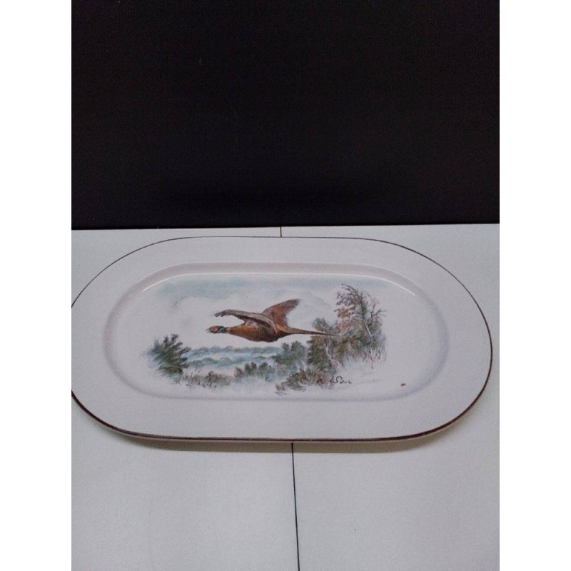 PLAT OVALE VILLEROY ET BOCH FONTAINEBLEAU 