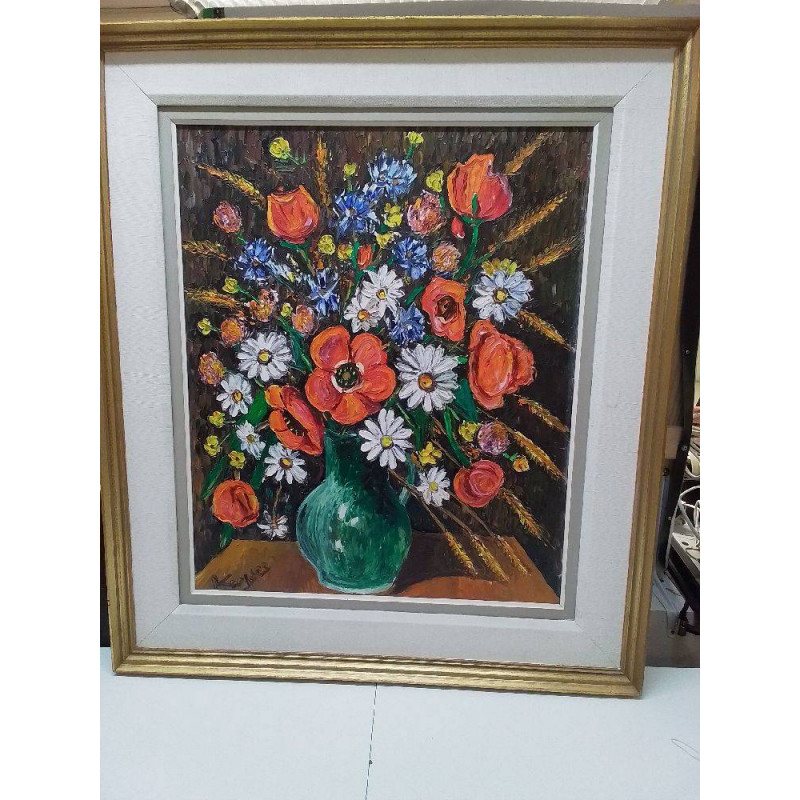 NATURE MORTE LUXEMBOURGEOISE SIGNÉE ALBERT KAYSER 