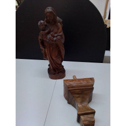 STATUETTE RELIGIEUSE ET...