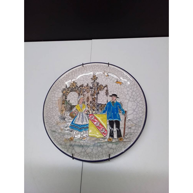 ASSIETTE LONGWY LORRAINE 