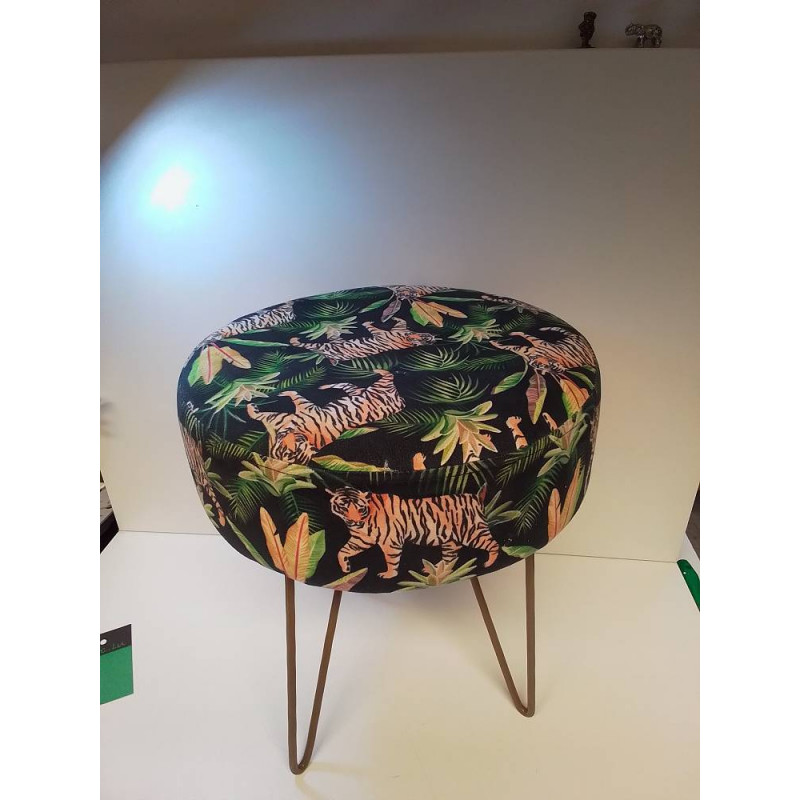 TABOURET TIGRES 