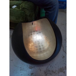 DÉCORATION BOULE NOIR ET DORÉ 