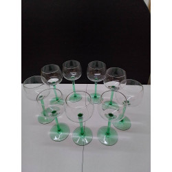 LOT DE VERRES A VIN BLANC +...