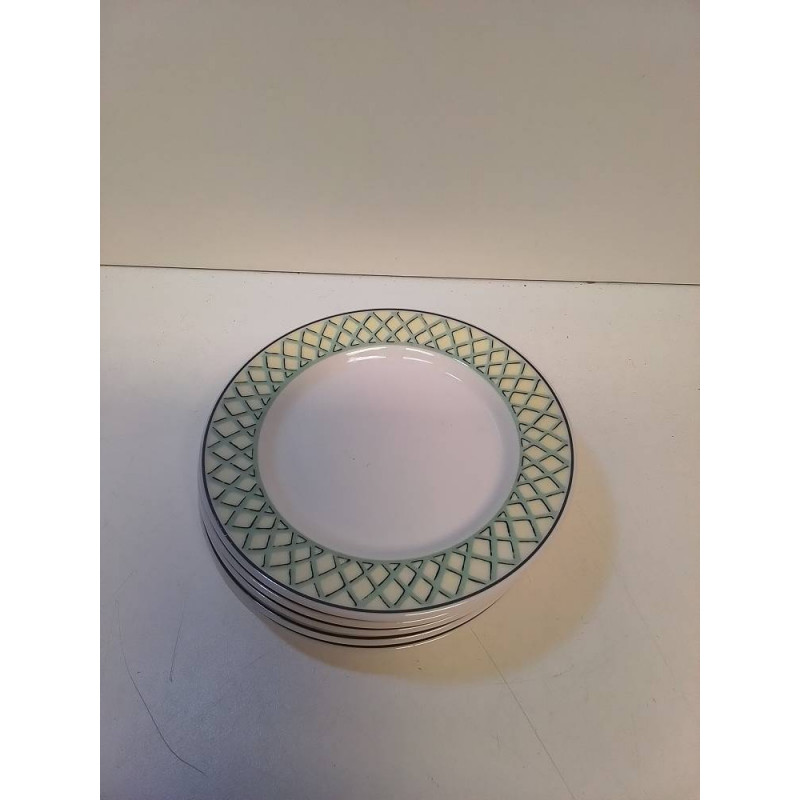 LOT DE 5 ASSIETTES VILLEROY ET BOCH 