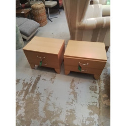 CHEVET MODERNE 2 TIROIRS 
