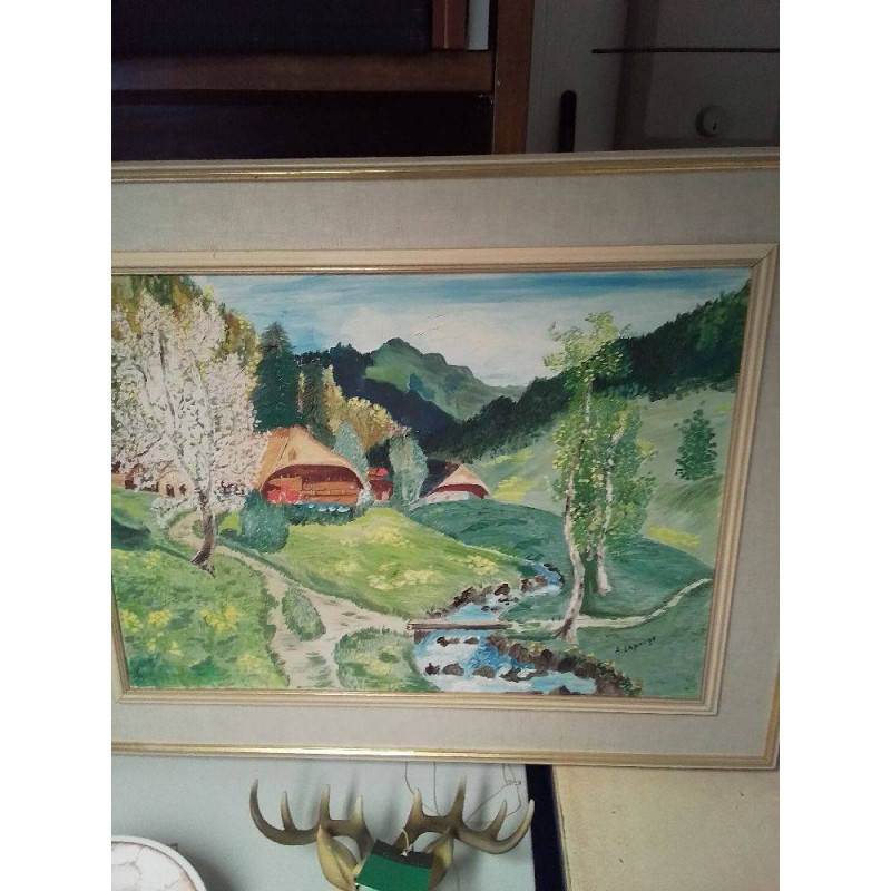 TABLEAU SIGNÉ LAPOUGE 