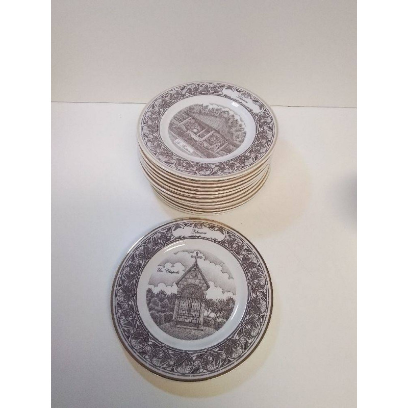LOT D’ASSIETTES DECOR ART