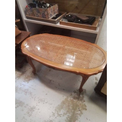 TABLE BASSE EN MERISIER...