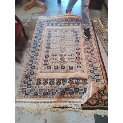 TAPIS TON ROSE 190X124