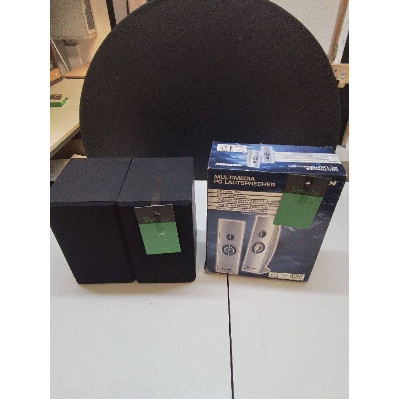 2 HAUTS PARLEUR POUR PC LA PIECE 