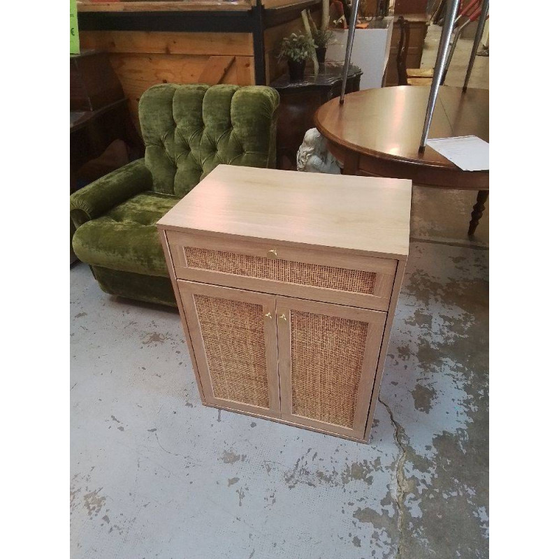 MEUBLE MODERNE 1 TIROIR 2 PORTES