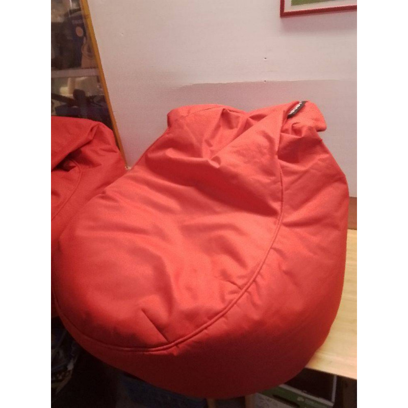 POUF ROUGE LABEL 