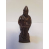 STATUETTE BRONZE ST WILLIBRORD 17CM