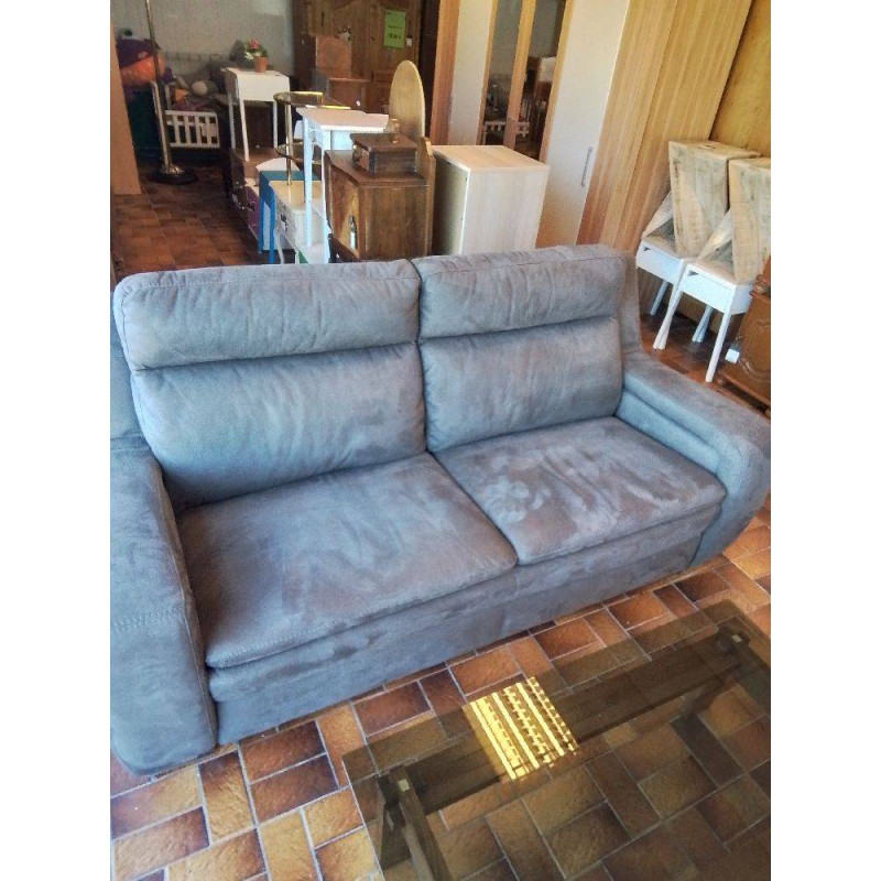 CANAPÉ 3 PLACES GRIS 