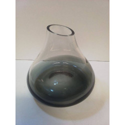 VASE VERRE FUMÉ 
