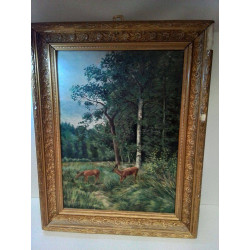 HUILE SUR TOILE PAYSAGE...