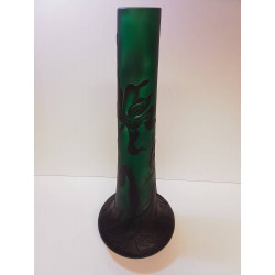 VASE PATE DE VERRE CRISTAL...