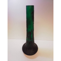 VASE PATE DE VERRE CRISTAL DE SÈVRES (ECLAT)