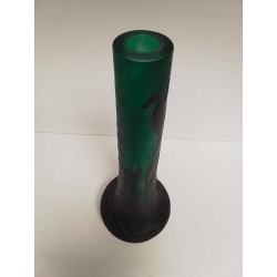 VASE PATE DE VERRE CRISTAL DE SÈVRES (ECLAT)