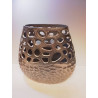 VASE METAL AJOURÉE 