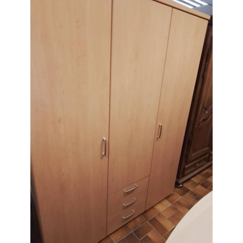 ARMOIRE 3 PORTES ET 3 TIROIRS 