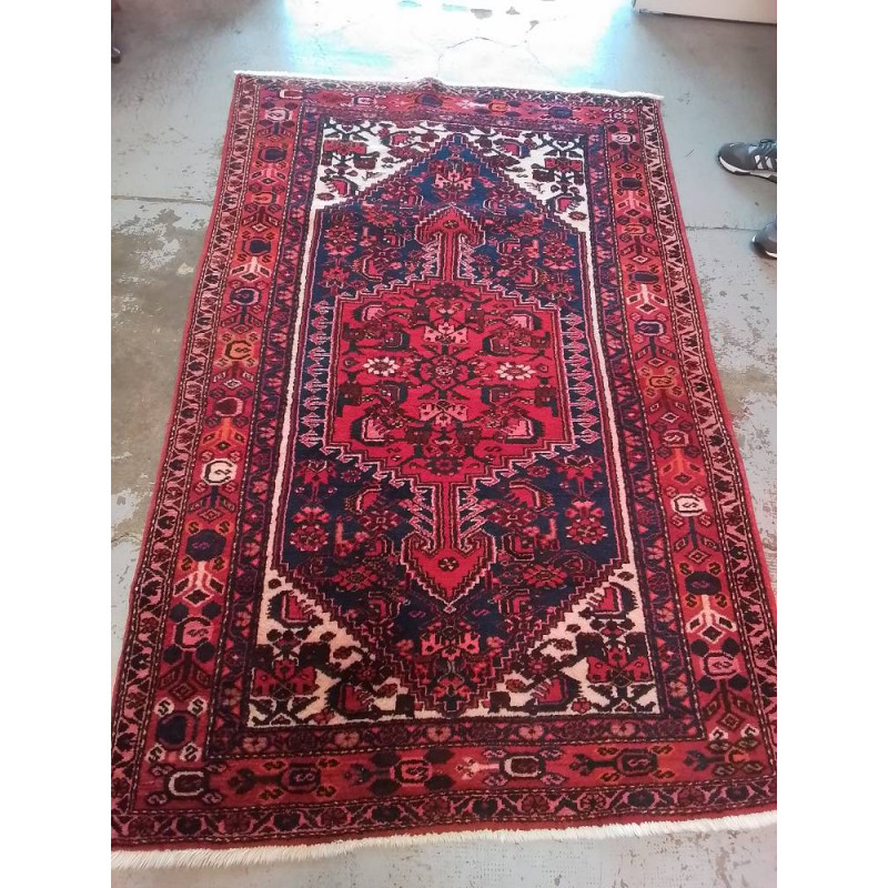 TAPIS IRAN TON ROUGE 218X136