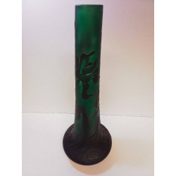VASE PATE DE VERRE CRISTAL...