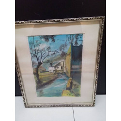 HUILE SUR TOILE SIGNÉE VUE...