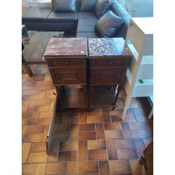 CHEVET 1 TIROIR 1 PORTE DESSUS MARBRE LA PIECE