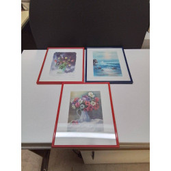 LITHOGRAPHIE DECORS FLEURS...