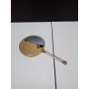 MIROIR A MAIN DORE ET PLEXIGLAS 