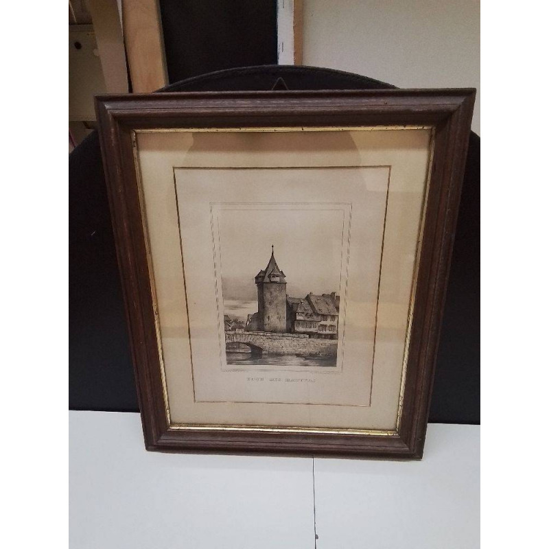 GRAVURE TOUR DES MARTYRS