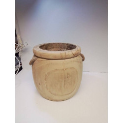 CACHE POT EN BOIS 