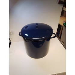 POT ÉMAILLÉE BLEU 