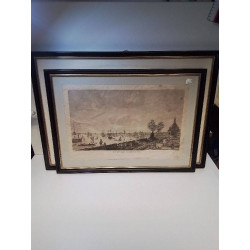 GRAVURE PORT DE BORDEAUX 