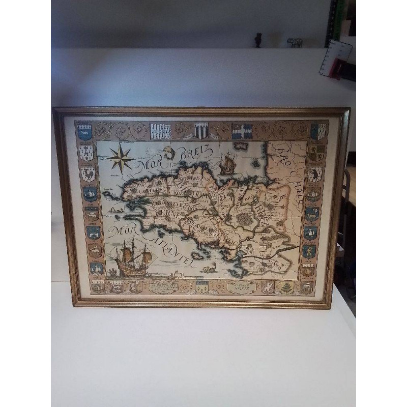 CARTE BRETAGNE ANCIENNE