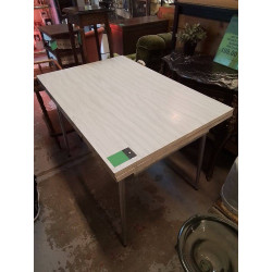 TABLE FORMICA BLANCHE 