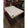 TABLE FORMICA BLANCHE 