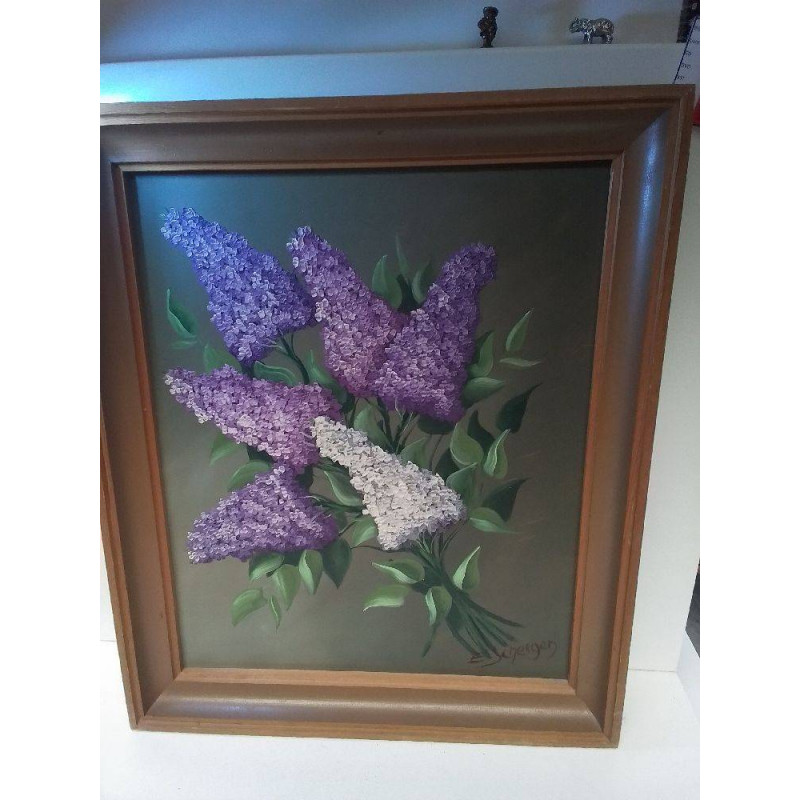 HUILE SUR PANNEAU SIGNÉE EUGÈNE SCHERGEN 