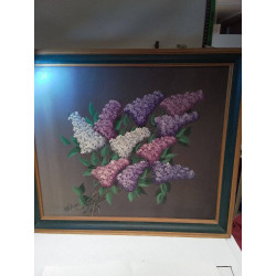 HUILE SUR PANNEAU SIGNÉE...