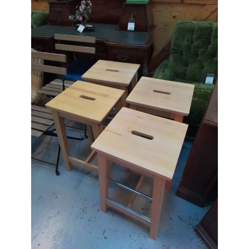 TABOURET MODERNE BOIS 