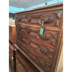 COMMODE 4 TIROIRS STYLE BRETON 