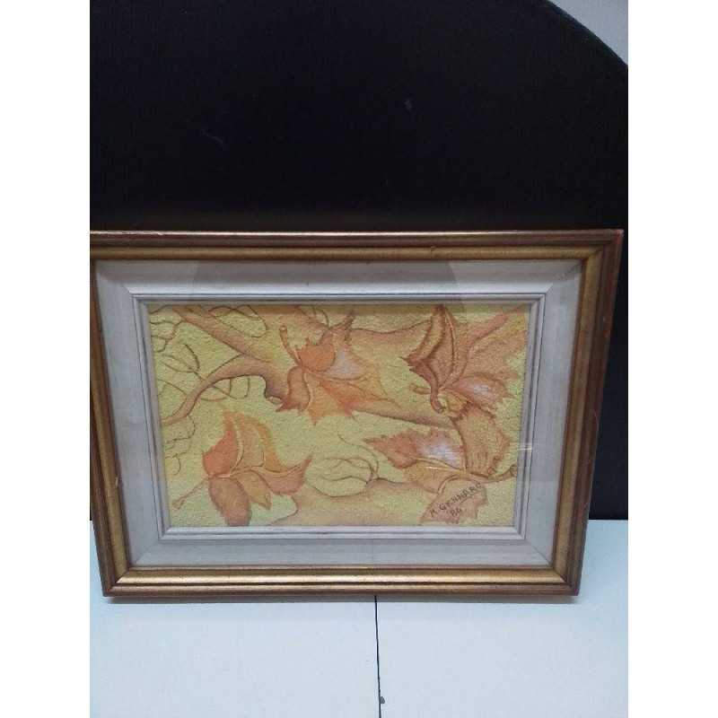 CADRE TEXTURÉE SIGNÉE 