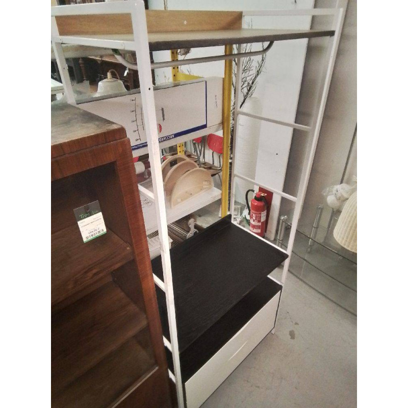 VESTIAIRE METAL ET BOIS MODERNE